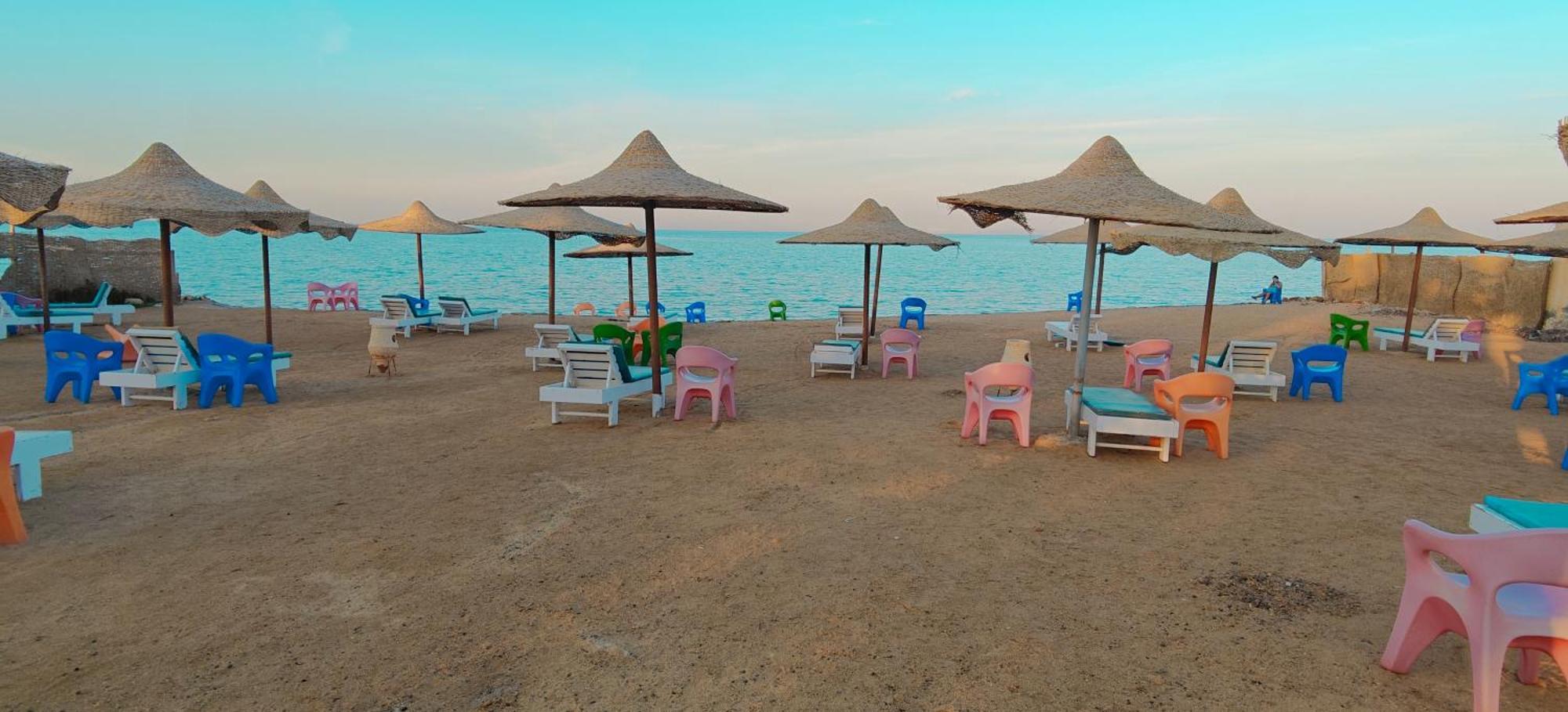 Casablanca Beach Direct Sea View Tow Bedroom Apartment Hurghada Zimmer foto
