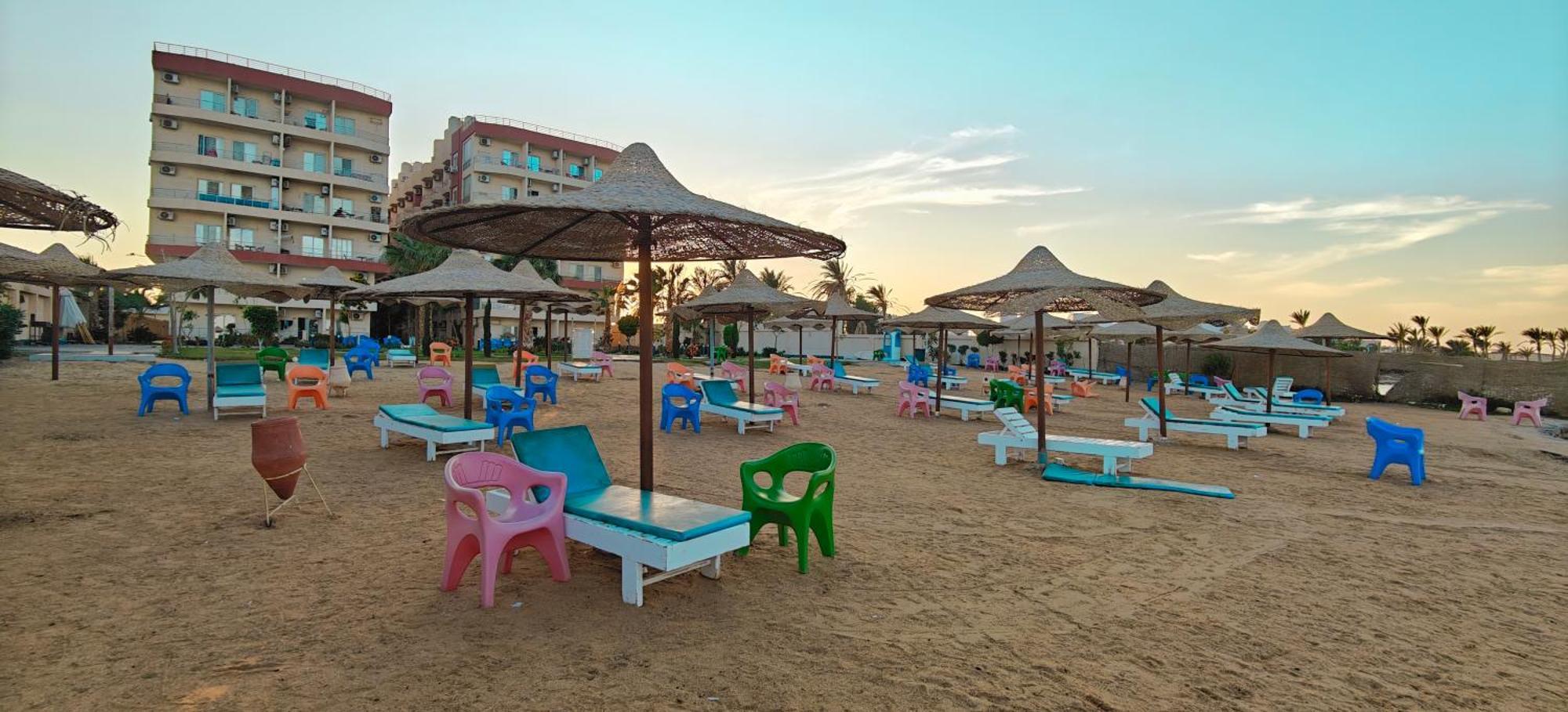Casablanca Beach Direct Sea View Tow Bedroom Apartment Hurghada Zimmer foto