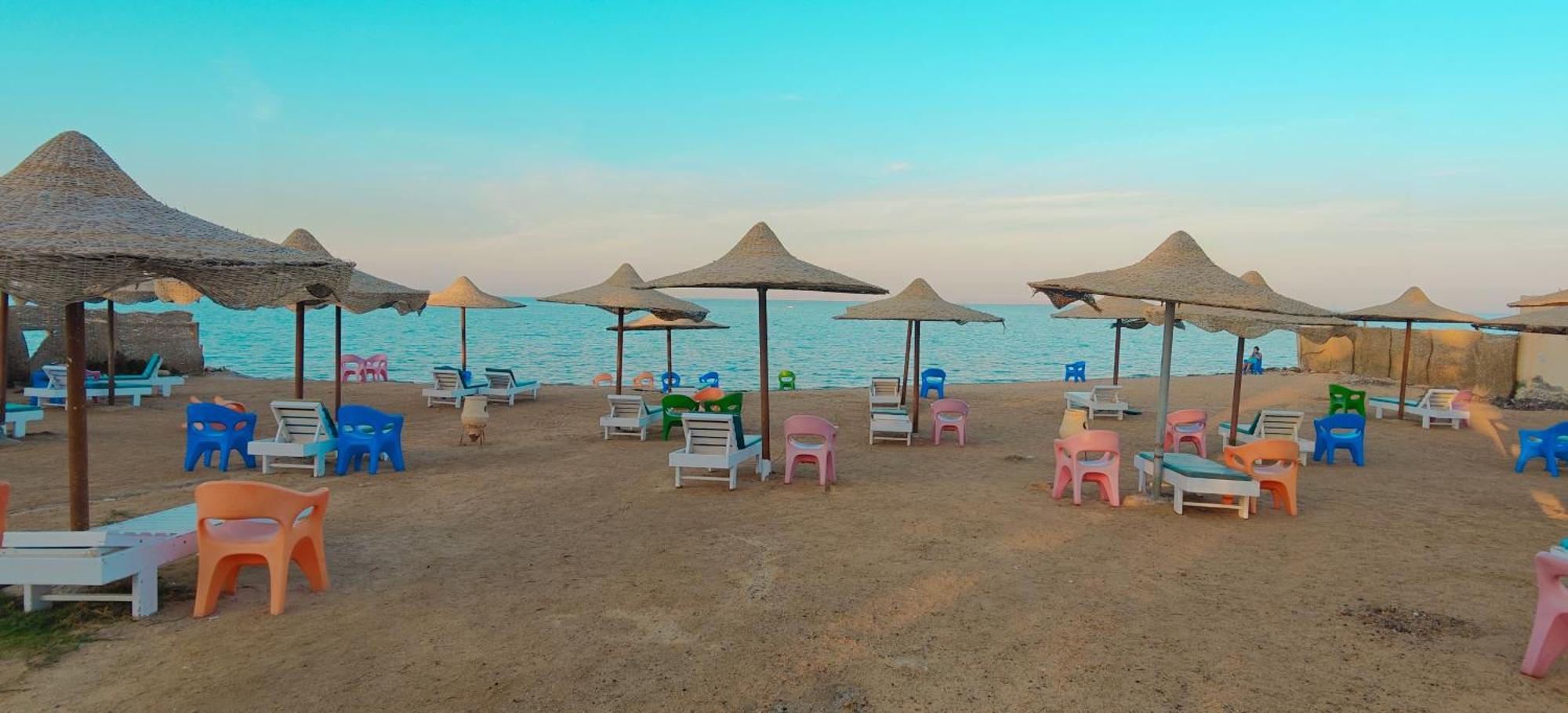 Casablanca Beach Direct Sea View Tow Bedroom Apartment Hurghada Zimmer foto